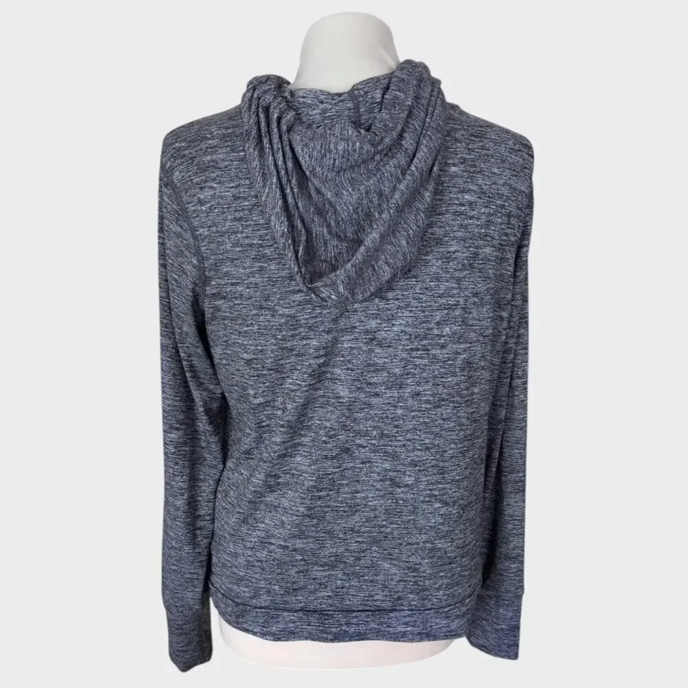 Member's Mark Favorite Soft Pullover Small Hooded Sweatshirt Heather Gray